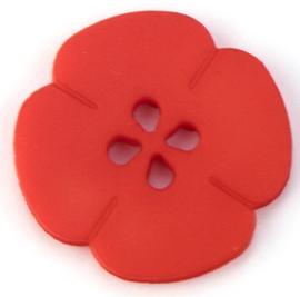 Button 20 mm flower