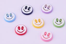 Button 11 mm smiley MIX
