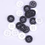 Button 9 mm black-white MIX