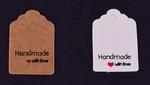 Labels HAND MADE 30x20 mm paper