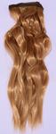 Hair for dolls 25 cm wavy with a straight end