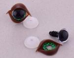 Eyes with eyelids 12 mm 3D