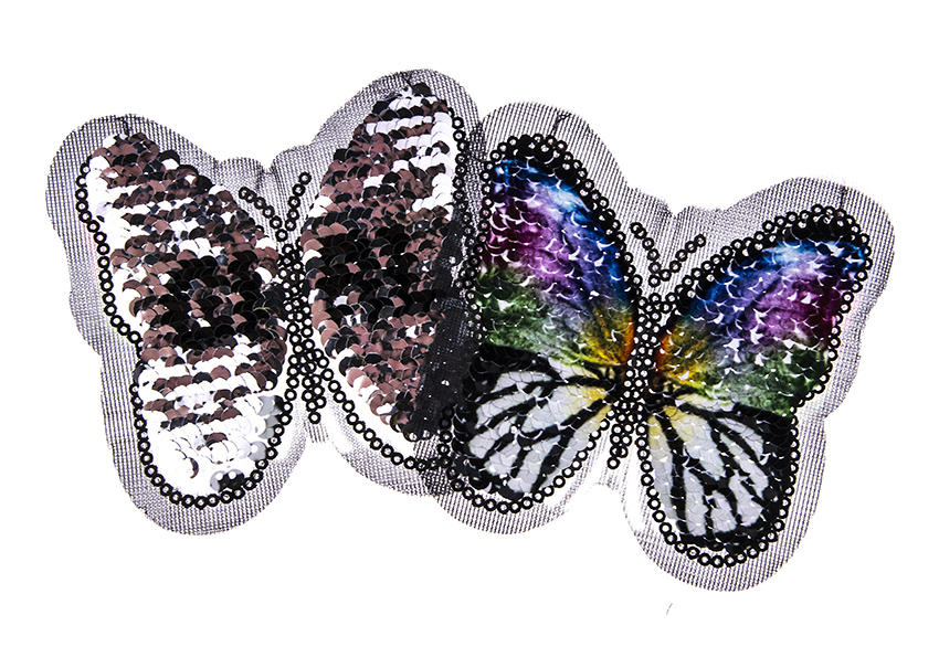 40x32, Butterfly Felts, Padded Sequin Butterfly Appliques, Sequin Appliques,  Pastel Butterfly Felts, 14PC SET - Jennifer's Goodies Galore