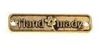 Sewing brass sign 25x6 mm HAND MADE