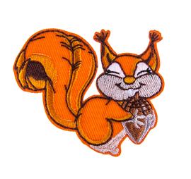 Iron-on patch squirrel 60x50mm