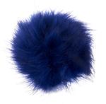 Fake 12 cm fur pom-poms with loop