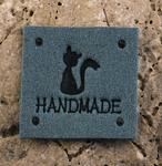Applique HAND MADE cat 25x25mm
