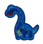 Iron-on patch small dinosaur 60x40mm