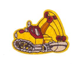 Patch excavator yellow 50x62mm