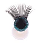 Eyes with lashes 10 mm 3D
