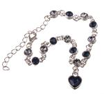 Metal bracelet with stones 24cm LOVIE