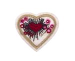 Heart patch 55x45 mm