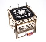 Multifunctional knitting box 15x14cm