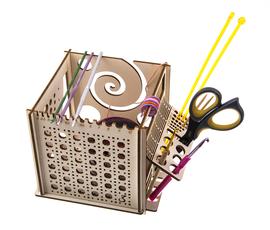 Multifunctional knitting box 15x14cm