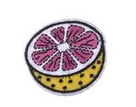 Iron-on patch lemon 48x43mm