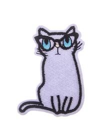 Patch cat with glasses 60x30mm