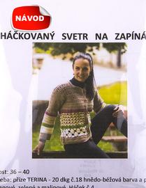 TERINA crochet sweater instructions