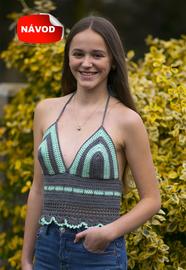 Instructions for crochet top JOHANKA