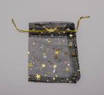 Organza bag stars 70x90 mm