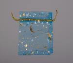 Organza bag stars 70x90 mm