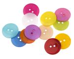 Button 18 mm plastic