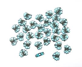Turquoise beads 10x13mm/30 pcs