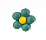 Button 18mm plastic flower