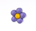Button 18mm plastic flower