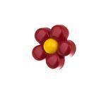 Button 18mm plastic flower