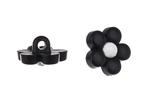 Button 18mm plastic flower