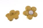 Button 18mm plastic flower