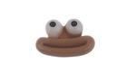 Adhesive lips and eyes 25x15mm application
