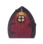 Wooden door decoration 8x7cm