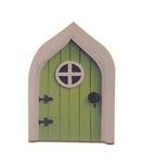 Wooden door decoration 8x7cm