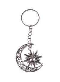 Moon and sun 80x30mm pendant