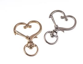 Carabiner heart 22x32mm