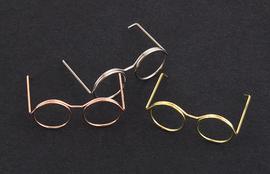 Glasses for dolls 35x25mm metal