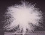 Fake 10 cm fur pom-poms with loop