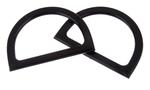 Plastic bag handle 12x8cm