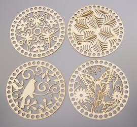 Bottom - lid plywood circle 15 cm/8 mm