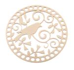 Bottom - lid plywood circle 15 cm/8 mm