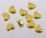 Heart beads 6x7mm/10ks