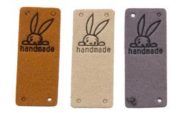 HAND MADE rabbit patch 50x20mm