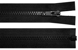 Teeth Zipper black  5mm/70cm