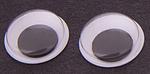 Eyes moveable stick-on 28 mm