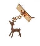 Handbag decoration with reindeer 40 x 70 mm