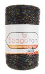 Macrame Poly 4 silver Yarn