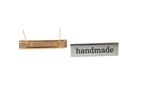 HAND MADE metal mark 40x16mm