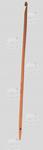 Bamboo hook for knitting with hole