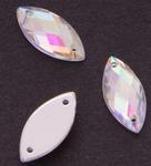 Sewing stone 7x15 mm rainbow